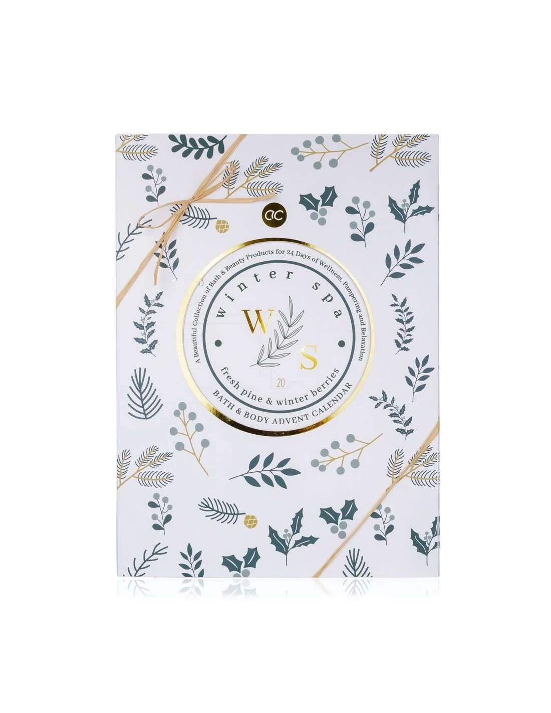 Accentra Winter Spa Fresh Pine & Winter Berries Bath & Body Advent Calendar