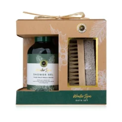 Accentra Winter Spa Fresh Pine & Winter Berries Bath Set
