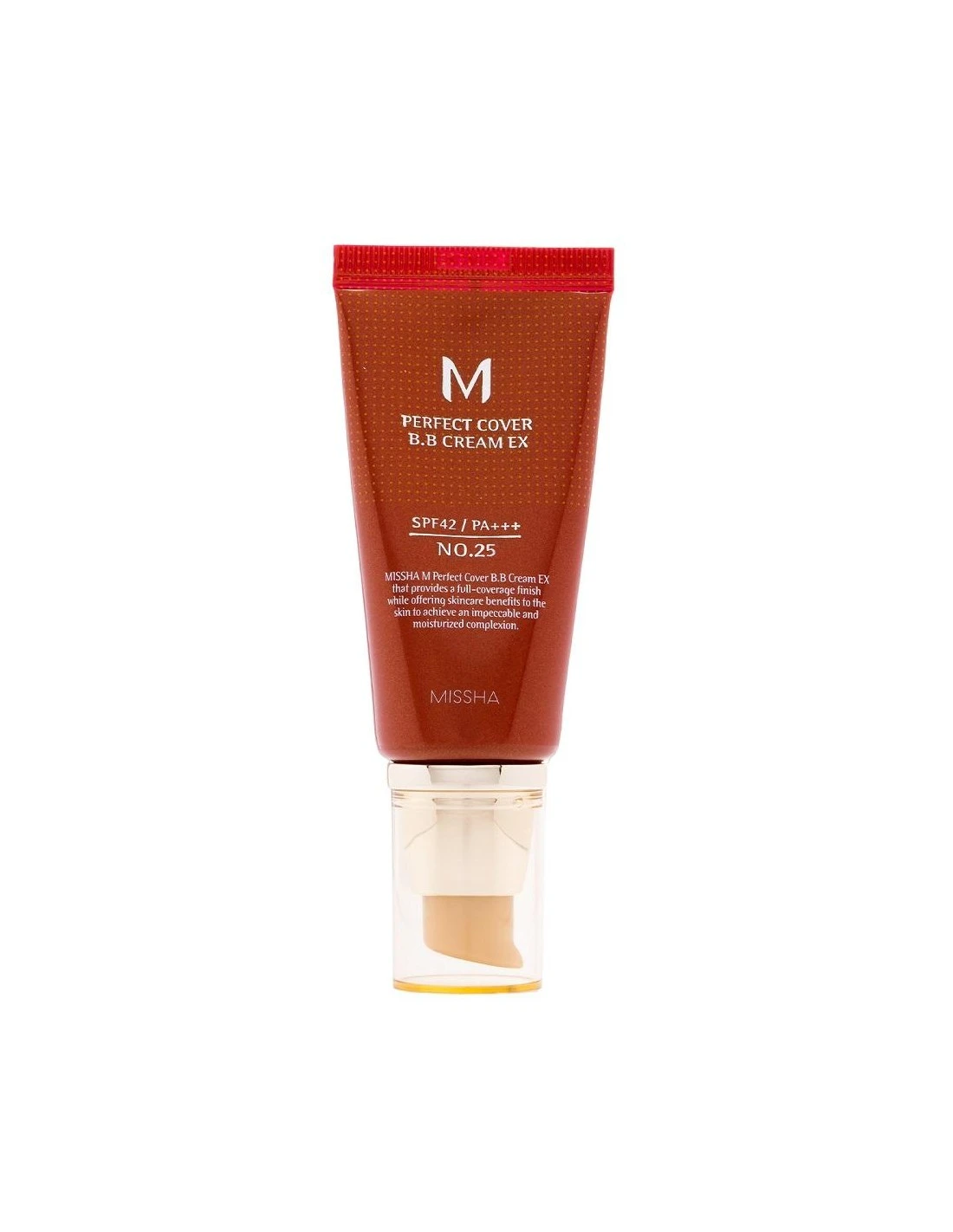 MISSHA M Perfect Cover BB Cream EX SPF 42 PA+++ (No.25 Warm Beige) 50 Ml